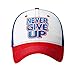 JOHN CENA Red White Blue Never Give Up Baseball Cap Hat