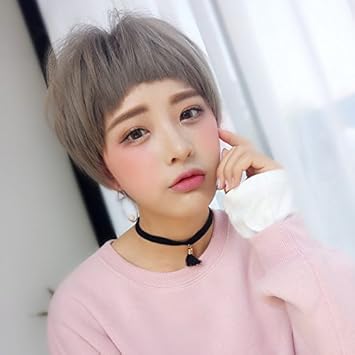 Amazon Com P Repair Facial Hair Naturally Curly Wig Pear Volume