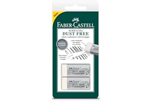 Borracha Branca, Faber-Castell, Dust Free, SM/187137, 2 Unidades