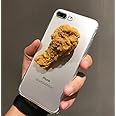 Super Vivid 3D Fried Chicken Leg Fried Chicken Wings Transparent Soft TPU Protective Skin Case Cover for Iphone5 5S SE 6 6S 7