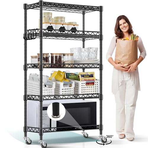 Estante de Aço, Estante Aço 5 Prateleiras 185 * 91 * 35 CM, Estanté para Livros, Estánté, Estánte Prateleira, Estantê Industrial, Estántê Cozinha