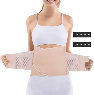 ACWOO Postpartum Belly Wrap C Section Recovery Belt Abdominal Binder