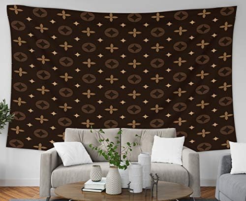 Pamime Wall Hanging Tapestries, Art Tapestry Home Decor Tapestry Luxury Geometric Floral Pattern in Vintage Fashion Style Dorm Room Bedroom Living Room 80x60 Inches（200x150cm） Bedspread InHouse
