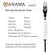Arama Wired Headset Monaural with Noise Canceling Mic for Avaya 1616 9650 Cisco 7902 7912 Yealink T41 Snom 870 Grandstream GXP1400 Panasonic KXT Huawei C58 Zultys 37G IP Phones (A200Y1)