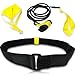 Swimming Belt - for Stationary Resistance Training/Endless Pool (with Drag Parachute and Elastic Tether) - Adult, Kid, Pro, Amateur Use