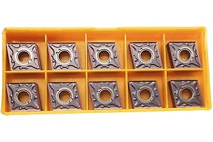 GBJ Carbide Turning Inserts CNMG431 CNMG432 Gold CNC Lathe carbide inserts Cutting Tools for machining Steel parts/stainless steel (CNMG431-MA Bronze)