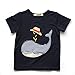 Evelin LEE Baby Boy Short Sleeve T-Shirts and Stripe Shorts 2pcs Set Clothes (12-18 Months, Dolphin)