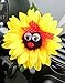 VW Beetle Flower - Sunflower with Red Bow