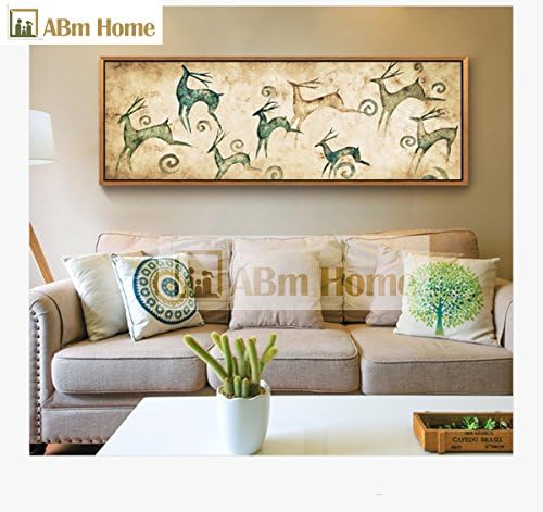 ABM Home - Wall Poster, Fine Wall Art, Large Framed Canvas, Super size Wall Picture, 147cm x 37cm x 3cm (Framed Canvas H)