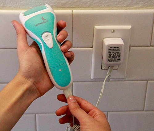 Naturalico Waterproof Electric Callus Remover/The Best Rechargeable, Cordless Personal Foot Pedicure File Tool & Shaver| Remove Dead/Hard/Cracked Skin Effortlessly| Your Spa At Home - Thumbnail 4
