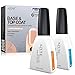 (2x12ml) Base Coat No Wipe Top Coat Set for UV LED Gel Nail Polish LED Nail Lamp 0.4 Ounce Big Capacity by AZUREBEAUTY primary