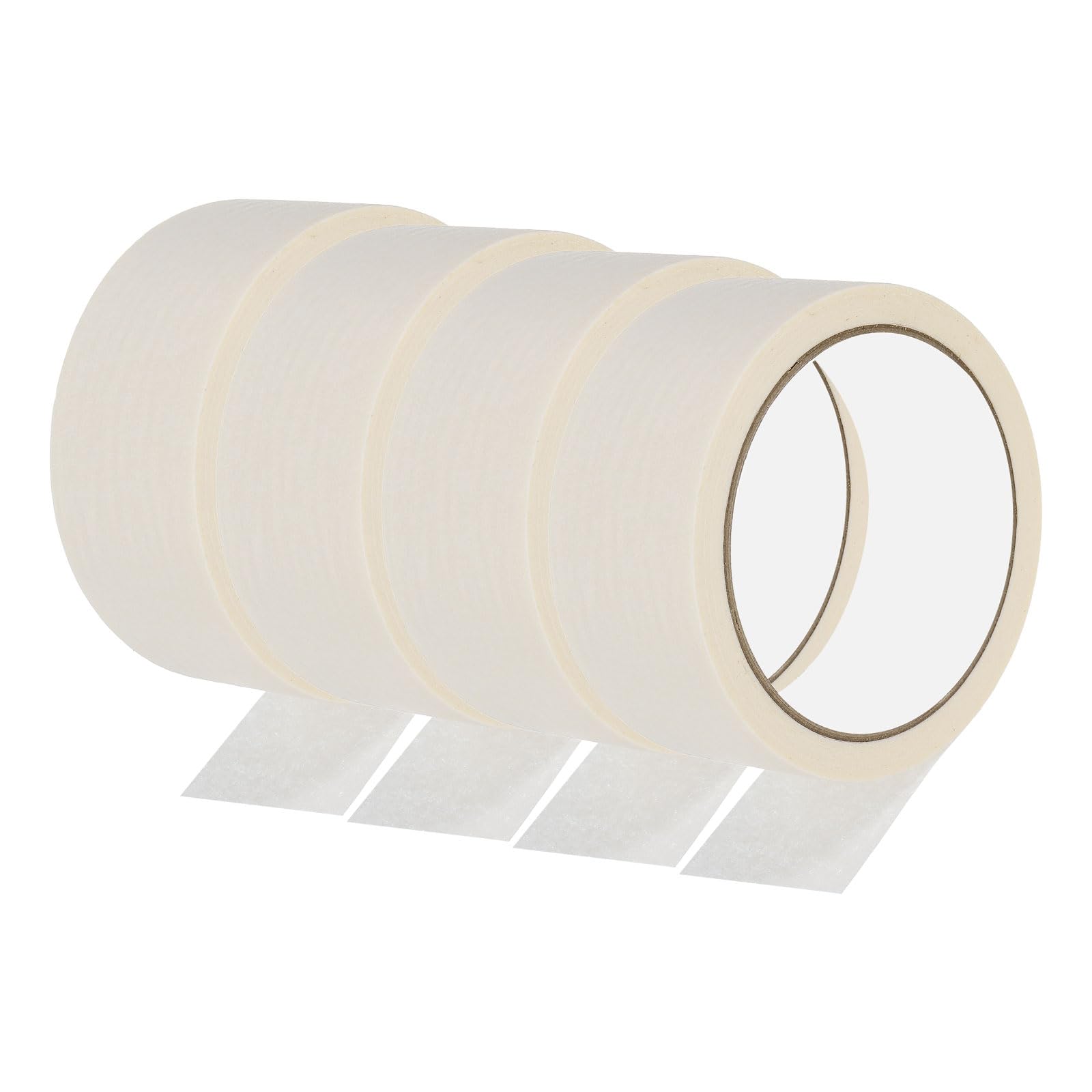 PATIKIL Masking Tape 1.6 Inch Wide, 4 Roll 22 Yard Painters Tape Bulk No Residue Craft Tape for Wall Painting Labeling Car Painting Home DIY Flower Crafts Decoration, Beige