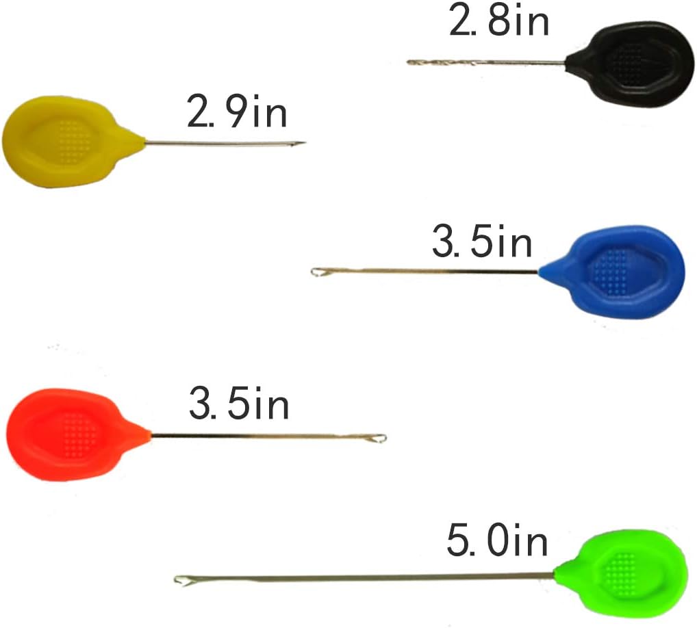 Carp Fishing Baiting Rig Tool 10pcs in 1 Kit Set Fishing Bait Needle Swinger Driller Kit Swinger Driller Knot Puller Line Scissors Stops Set Combo : Sports & Outdoors