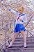 Girls Pop Team Epic Popuko Pipimi Cosplay Anime Nautical Sailor Costumes Japanese Blue School Uniform Shirt Skirt Full Set