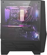 MSI MAG FORGE 100R Mid Tower Case Black 2x 120mm ARGB Fans 1x 120mm view 2