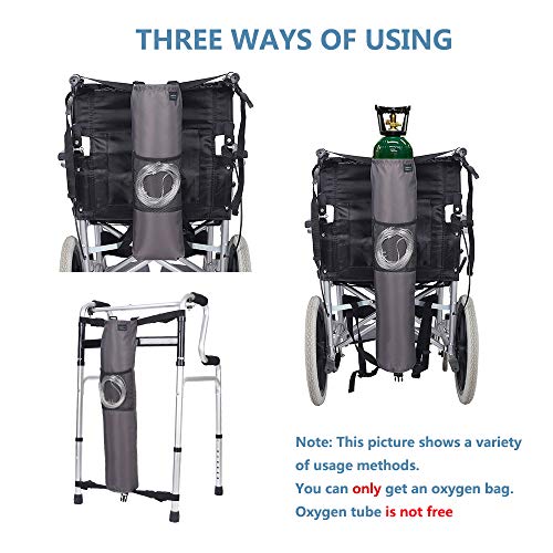Oxygen Bag Backpack Holder Wheelchair Walker Portable Oxygen Tank
