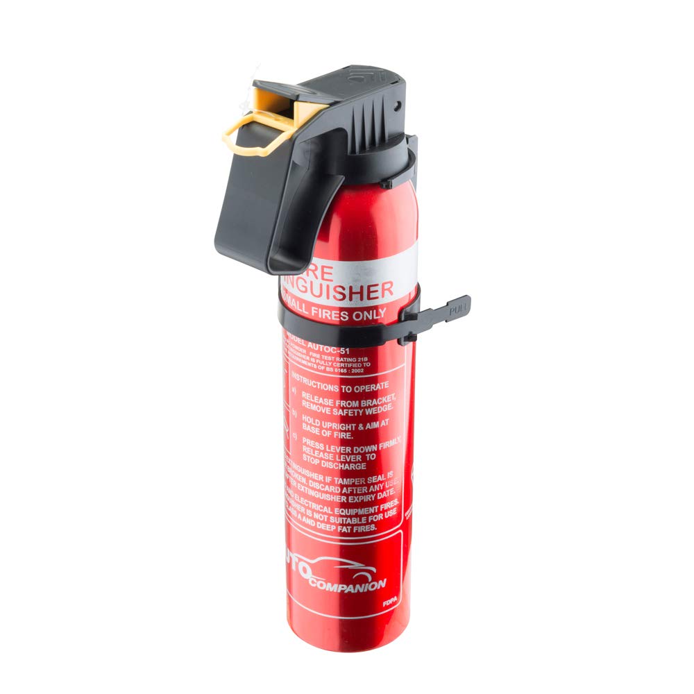 Auto Companion Dry Powder Fire Extinguisher Amazon.co.uk Car & Motorbike