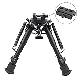 Feyachi Rifle Bipod 6 inch to 9 inch adjustable Heavy Duty Tactical for Hunting
