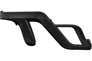 OSTENT Light Gun Attachment for Nintendo Wii/Wii U Remote Nunchuck Zapper Shooting Games Color Black