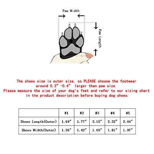 URIJK Pet Dog Canvas Sporty Shoes Nonslip Causal Boot Shoes Lace up Outdoor Booties Sneaker Paw Protector for Small Medium Large Doggies Puppies 4 Pcs