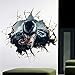 Letitia Matthew 3D Venom Wall Stickers Decal for Kids Room PVC Cartoon Bedroom Wall Decor 45×45 cm, Removable