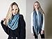 Women’s Festival Bliss Shimmer Infinity Scarf, Loop Shawl (Turquoise Bliss)