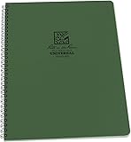 StormPad Waterproof Notebook - 90 Page Weatherproof Spiral Notepad 7x5 Inch