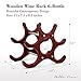 Wooden Wine Rack by Bella Vino - Wine Storage Space Saver for Kitchen Countertops, Wine Display, Wine Cellar, and Wine Bar - Durable Wine Bottle Holders for Red Wine, White Wine Housewarming Gifts