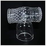 UINO Magic Wand Body Attachments for Men - Smooth Silicone Massager Head Attachments for Standard Massage Wand