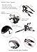 Rabbit Wine Bottle Opener Corkscrew by Vinоbar Best Set with Foil Cutter and Teflon-Coated Stainless Spiral/Worm Screwpull packed in a Classic Black Gift Style Box ideal for daily use