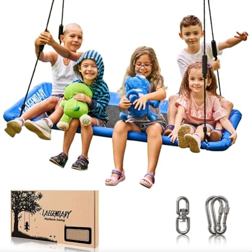 Monkey Bungee Saucer Tree Swing - Outdoor Play, Quick...