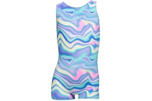 Destira Gymnastic Unitards for Girls with Matching Scrunchie - Biketard Athletic Wear, Gymnastics, Dance, Cheer, & More