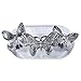 Magcessory Butterfly Trio Magnetic Eyeglass Holder Brooch, Pewter