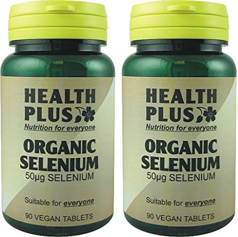 (2 Pack) - Health Plus - Organic Selenium 50ug | 90's | 2 PACK BUNDLE