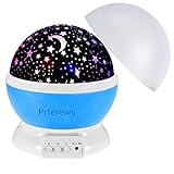 Best Baby Night Sky Light Projector For Kids - 360 Degree Rotation LED Lamp With USB Cable Plug In - Romantic Moon And Star Ceiling Lights Decor - Perfect Gift For Children And Adults.