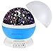 Best Baby Night Sky Light Projector For Kids - 360 Degree Rotation LED Lamp With USB Cable Plug In - Romantic Moon And Star Ceiling Lights Decor - Perfect Gift For Children And Adults.
