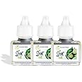 Scent Fill 100% Natural Cucumber Basil Plug in Air Freshener, Scented Oil Refills, 3 Refills