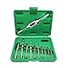 Mainpoint Screw Extractor Broken Bolt Remover Drill Guide Bits Set With Holder Frame 11 Pieces
