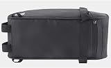 HOMPER Cycle Saddle Rear Rack Pannier Bag 7L Black with Shoulder Strap view 5