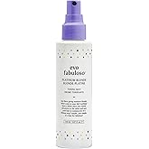 EVO Fabuloso Platinum Blonde Toning Mist - Platinum Hair Toner - Enhances Vibrancy, Neutralizes Yellow Tones