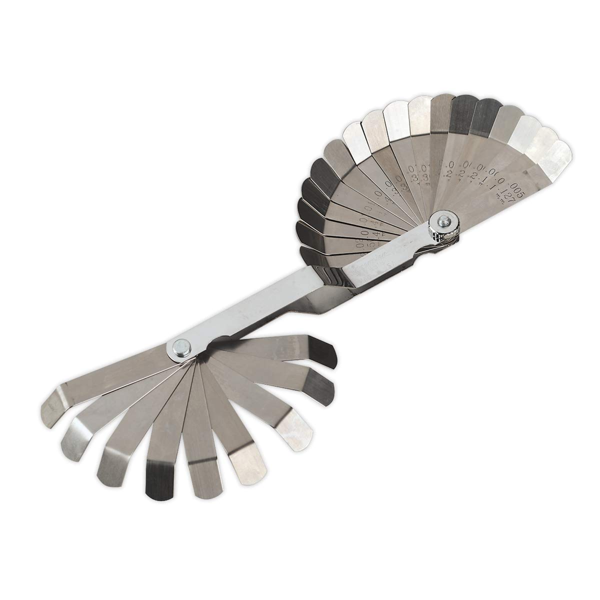 Sealey Vs515 Feeler Gauge 26 Blade Offset - Dual Marked