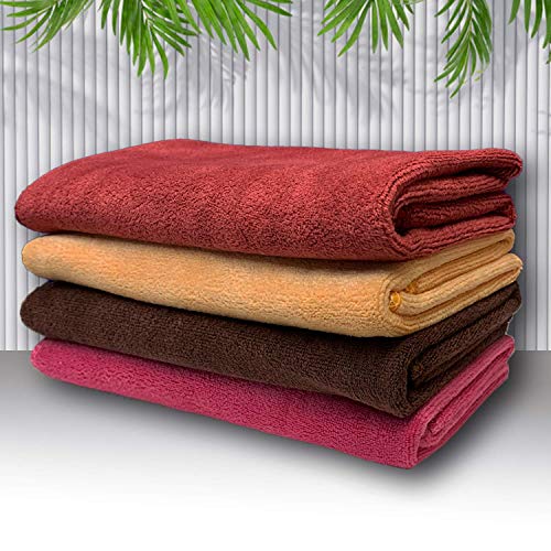 Sassoon Microfiber Cleaning Cloth 400 GSM (4 Pcs, Assorted)
