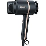 Beurer HC35 Compact Hair Dryer 1500-Watt Blow Dryer Ionic Technology Reduces Frizz Lightweight and Portable Travel Hair Dryer