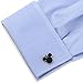 Disney Men's Mickey Mouse Silhouette Cufflinks (DN-MSILH-SL)