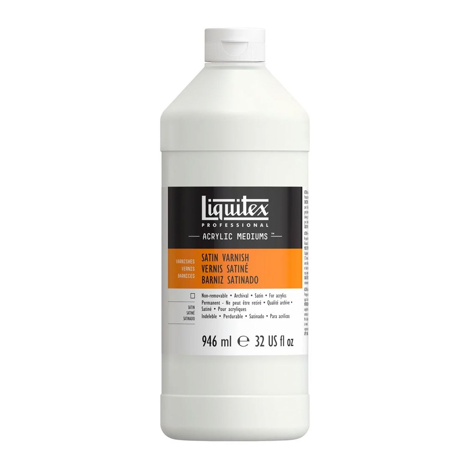 Liquitex Acrylic Professional Varnish, Satin, 946 ml