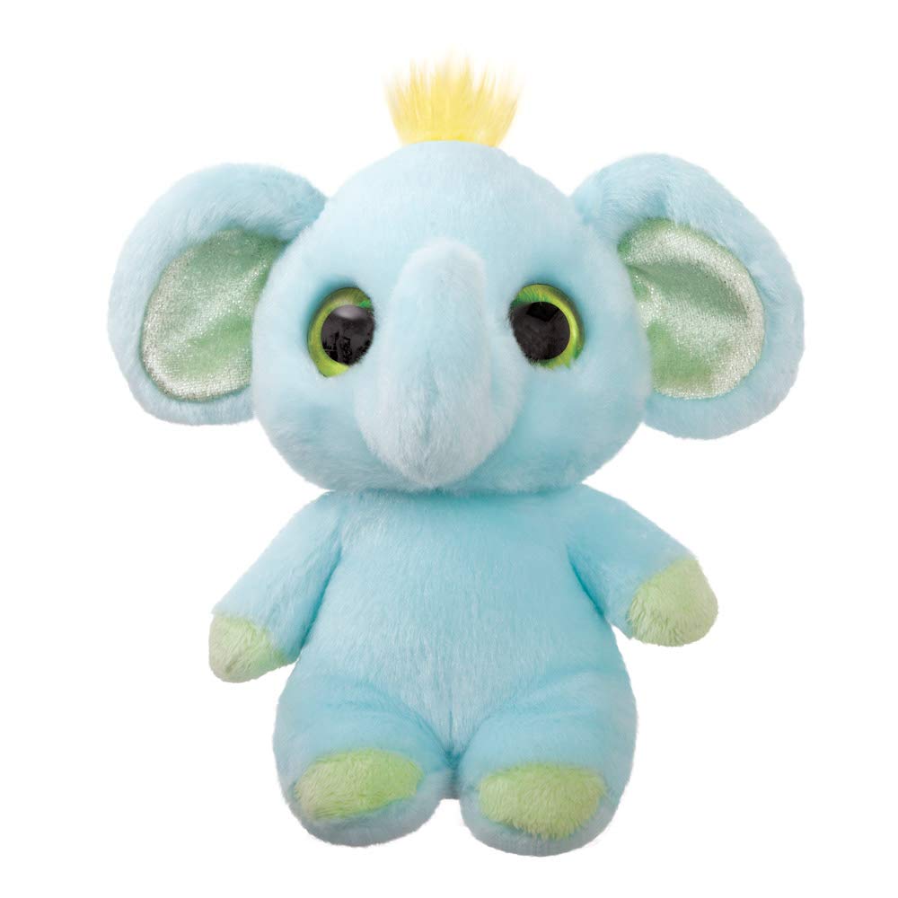 Aurora YooHoo, Eden The Elephant, 6In, 61279, Blue, Soft Toy