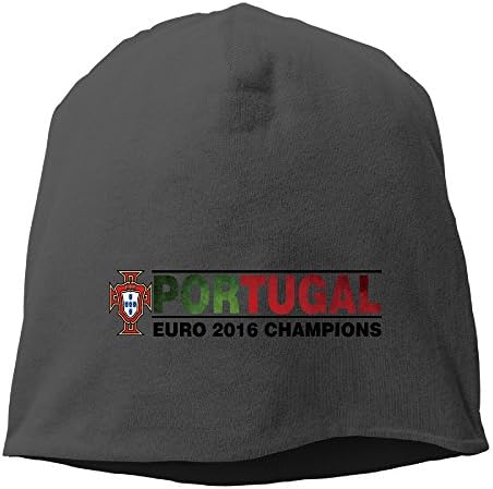 Adult Euro Cup 2016 Champion Portugal Unique Skull Beanie Hat Black