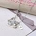RINHOO Unisex Stainless Steel Dumbbell Charm Fitness Weightlifting Gym Pendant Necklace(ME vs ME)