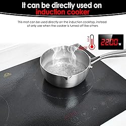 KitchenRaku Large Induction Cooktop Protector Mat