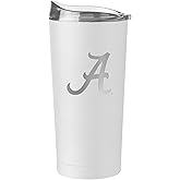 Logo Brands Alabama 20oz White Etch Powder Coat Tumbler